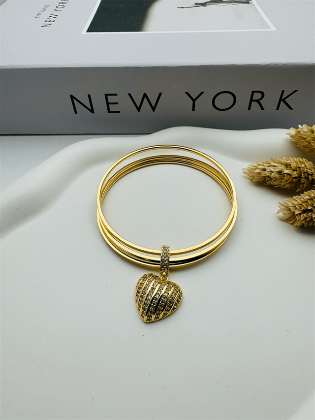Charmlı Ajda Bilezik (Gold) 6.0mm 22059
