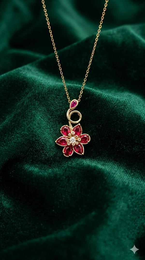 Lotus Çelik Kolye 45cm (Gold) 010782