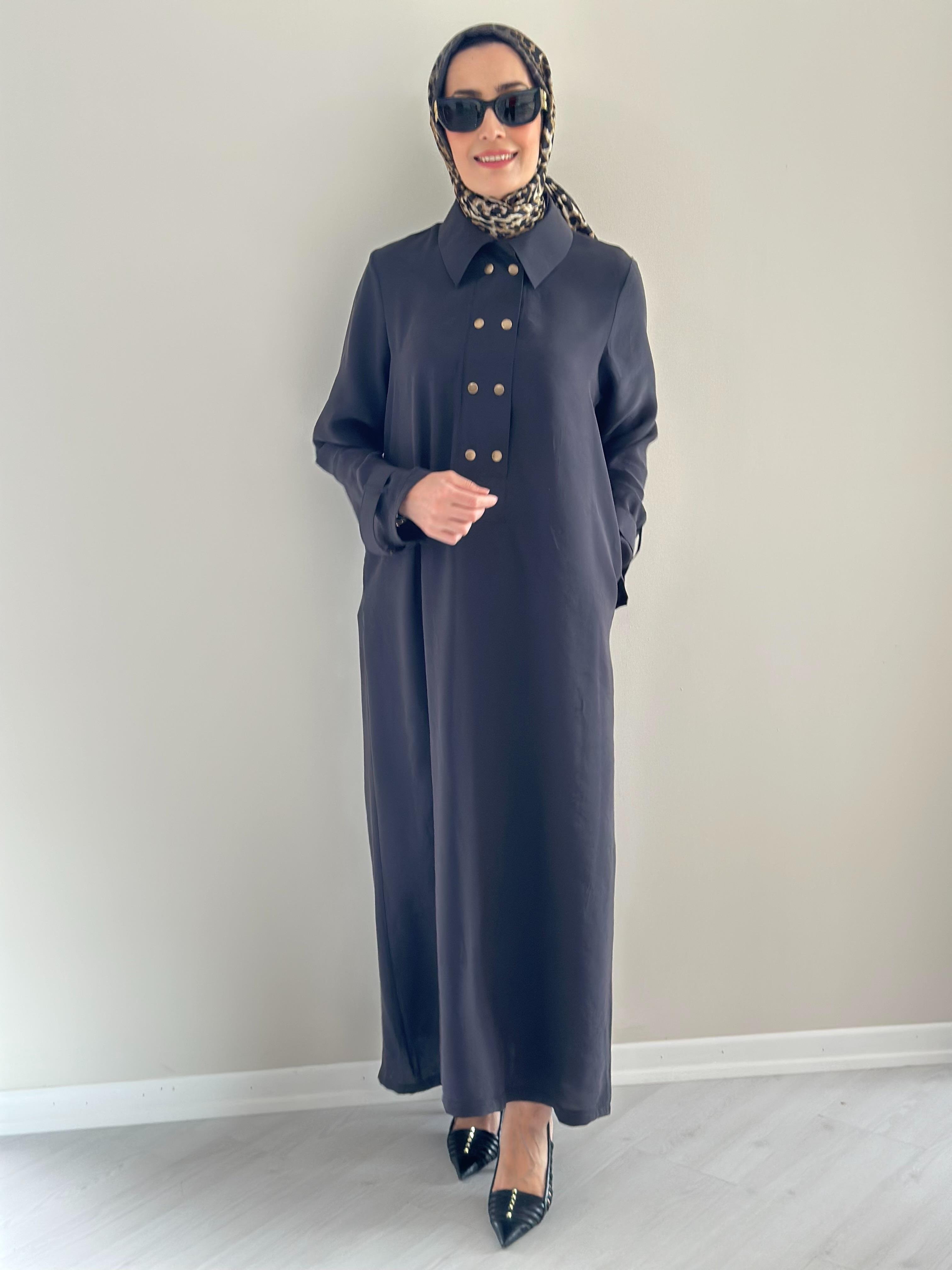 Royal Siyah  Elbise