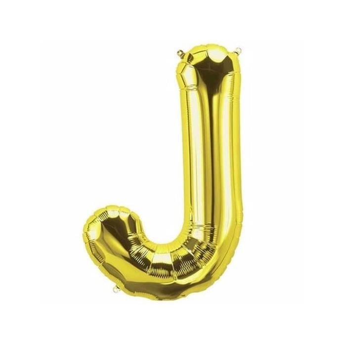 16 inç Folyo Balon16 inç Gold J Harfi Folyo Balon 