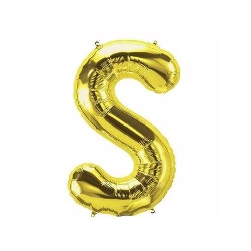 16 inç Folyo Balon16 inç Gold S Harfi Folyo Balon 