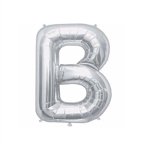16 inç Folyo Balon16 inç Gümüş B Harfi Folyo Balon 
