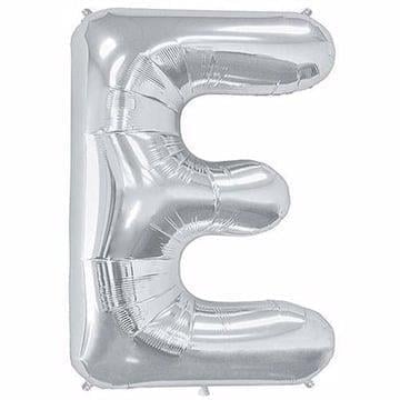 34 inç Folyo Balon34 inç Gümüş E Harfi Folyo Balon 