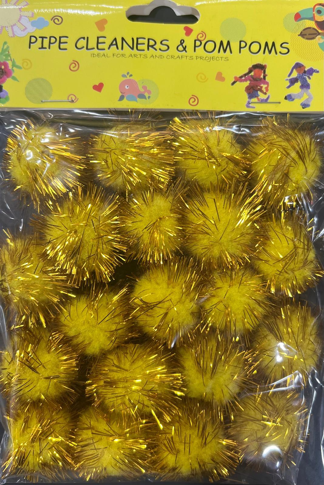 Dekor SüslerSimli Gold Ponpon