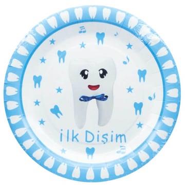 Diş BuğdayıDiş Buğdayı Mavi Tabak 22cm