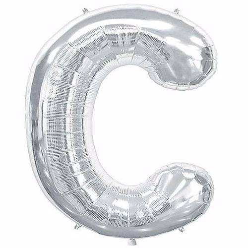 Folyo Balonlar40 İnç Gümüş Balon C