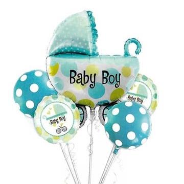 Folyo BalonlarBaby Boy Puset 5'li Set