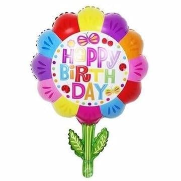 Folyo BalonlarDoğum Günü Çiçek Folyo Balon 50'li