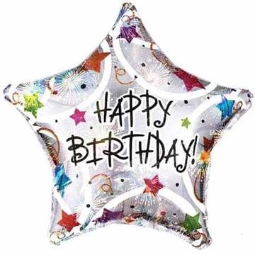 Folyo BalonlarHappy Birthday Yıldız Balon 50'li