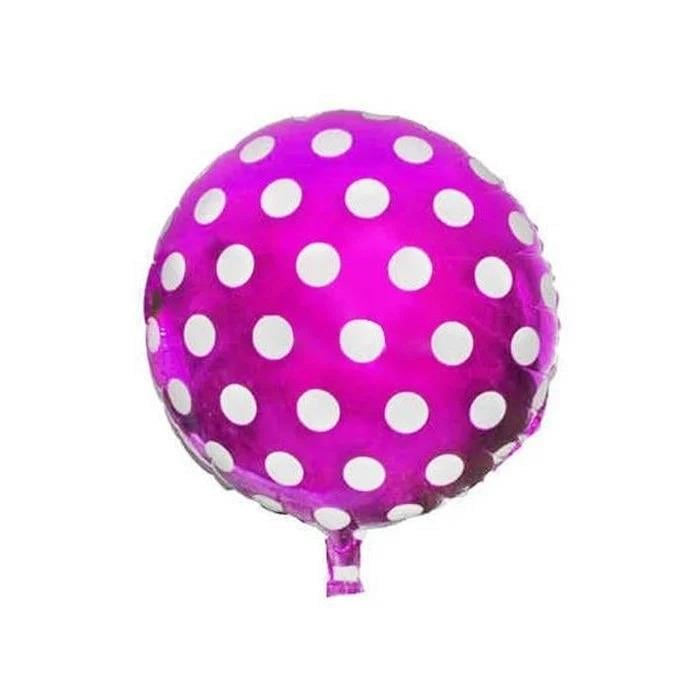 Folyo BalonlarPuantiyeli Fuşya Balon (Tekli)