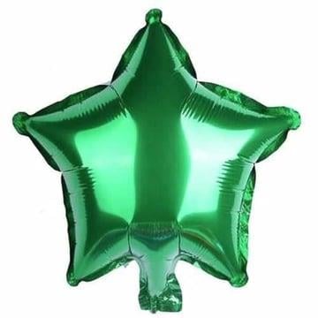 Folyo BalonlarYeşil Yıldız Folyo Balon 45cm 50'li