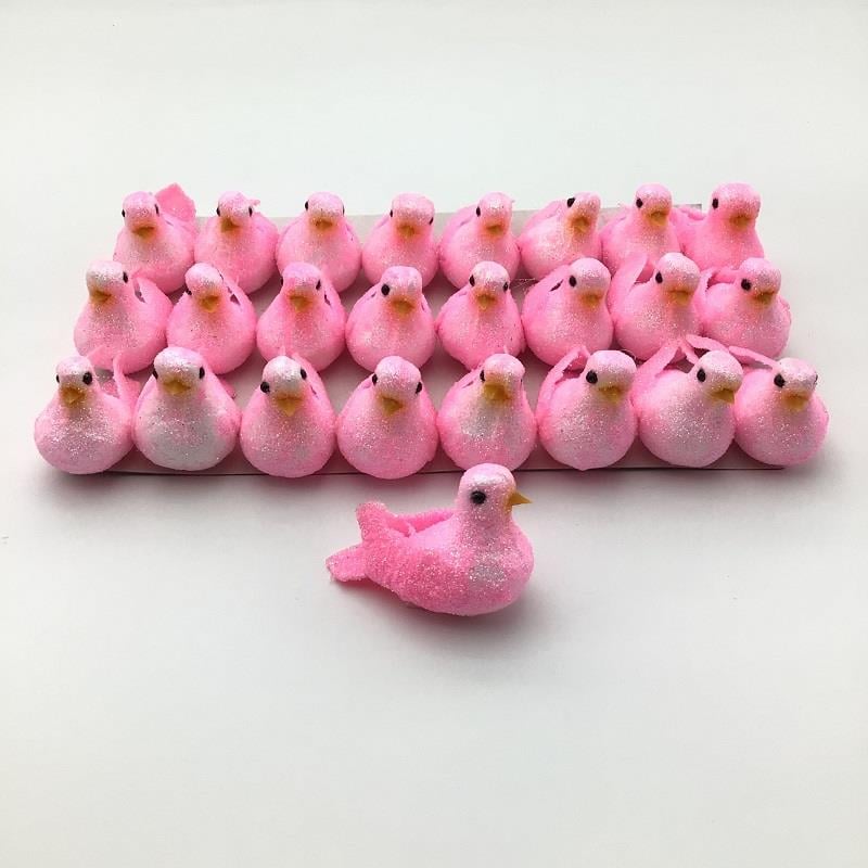 İndirimli ÜrünlerDekoratif Mini Güvercin Pembe 24'lü