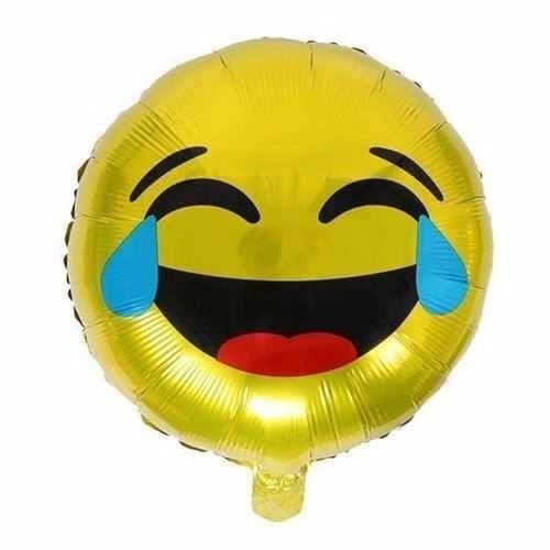 Karakterli BalonlarEmoji Folyo Balon Gülen Surat