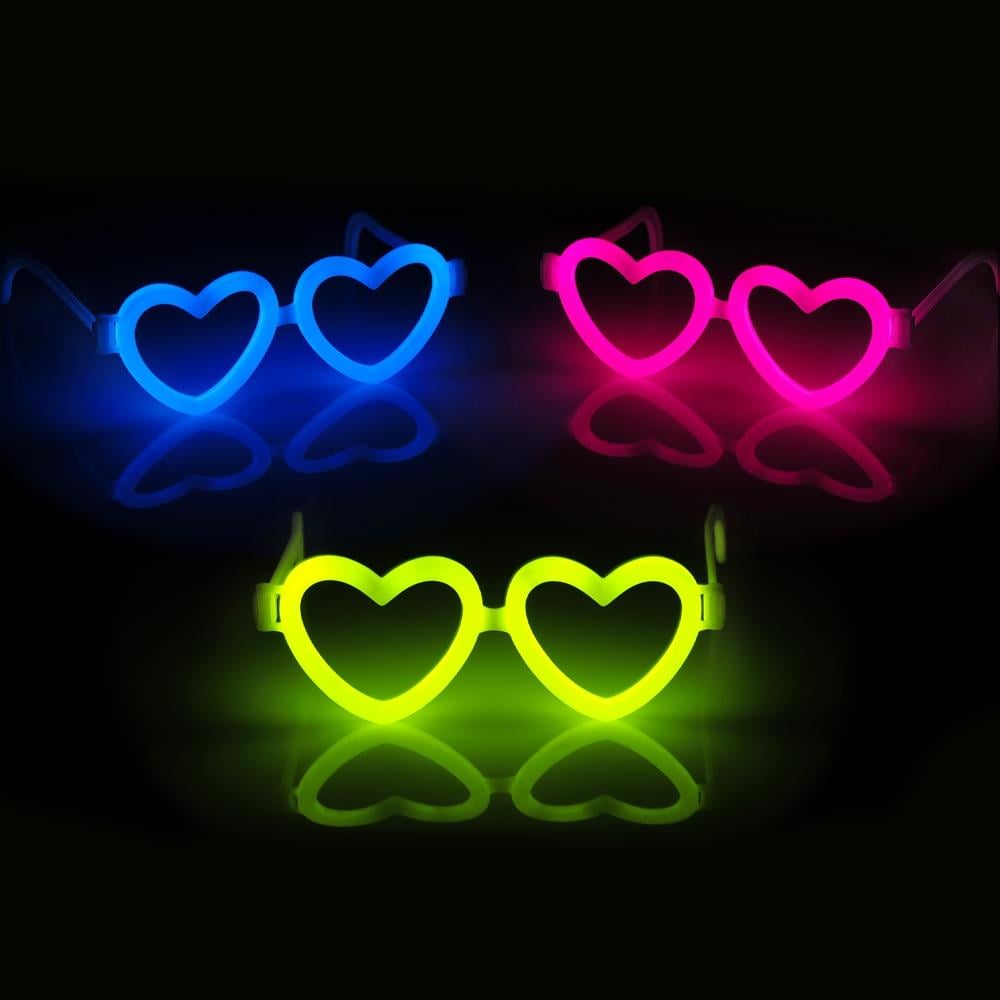 Parti AksesuarlarıGlow Gözlük Kalp
