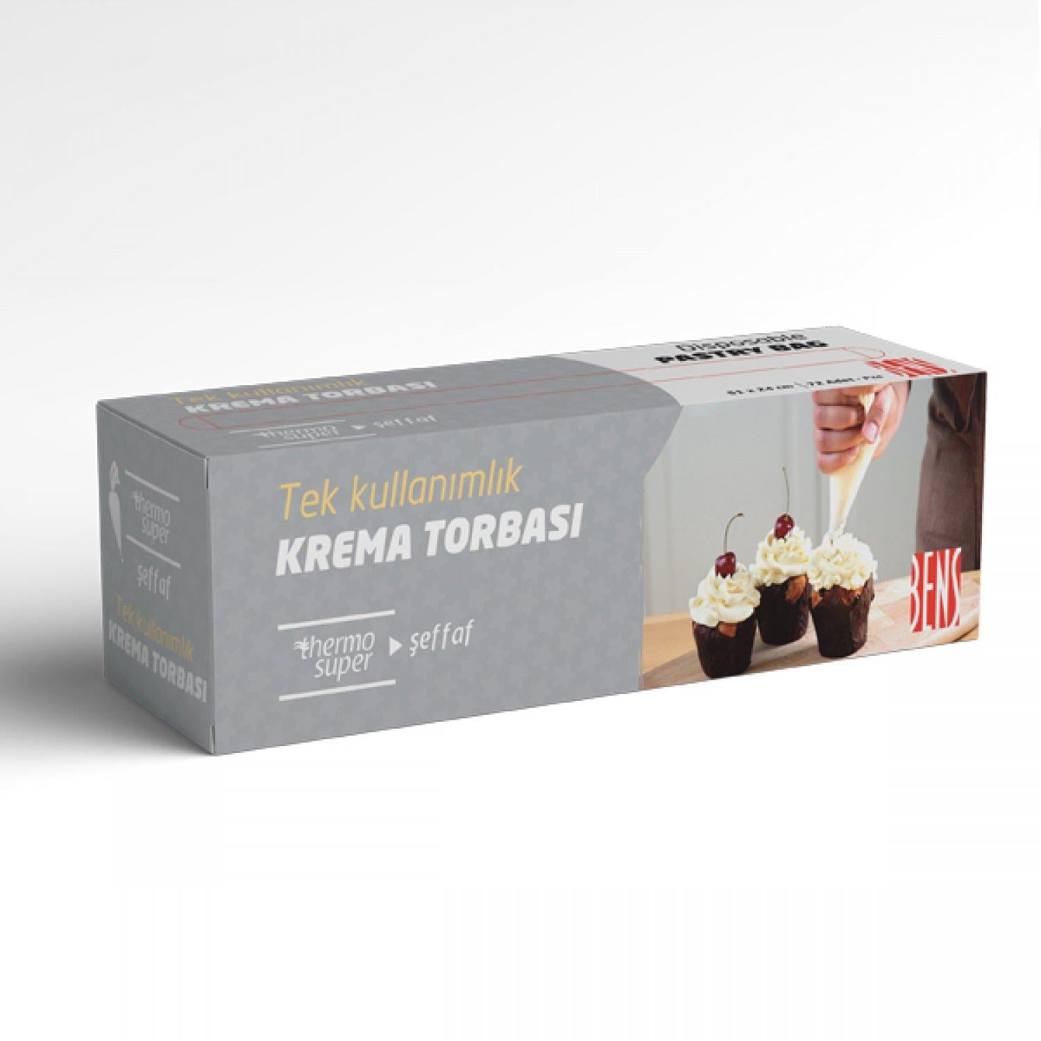 Pasta MalzemeleriKrema Torbası 72'li