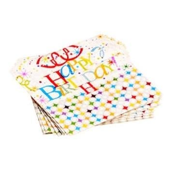 Temalı ÜrünlerHappy Birthday Peçete Renkli 20'li