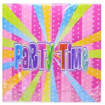 Temalı ÜrünlerParty Time Pembe Peçete 20'li