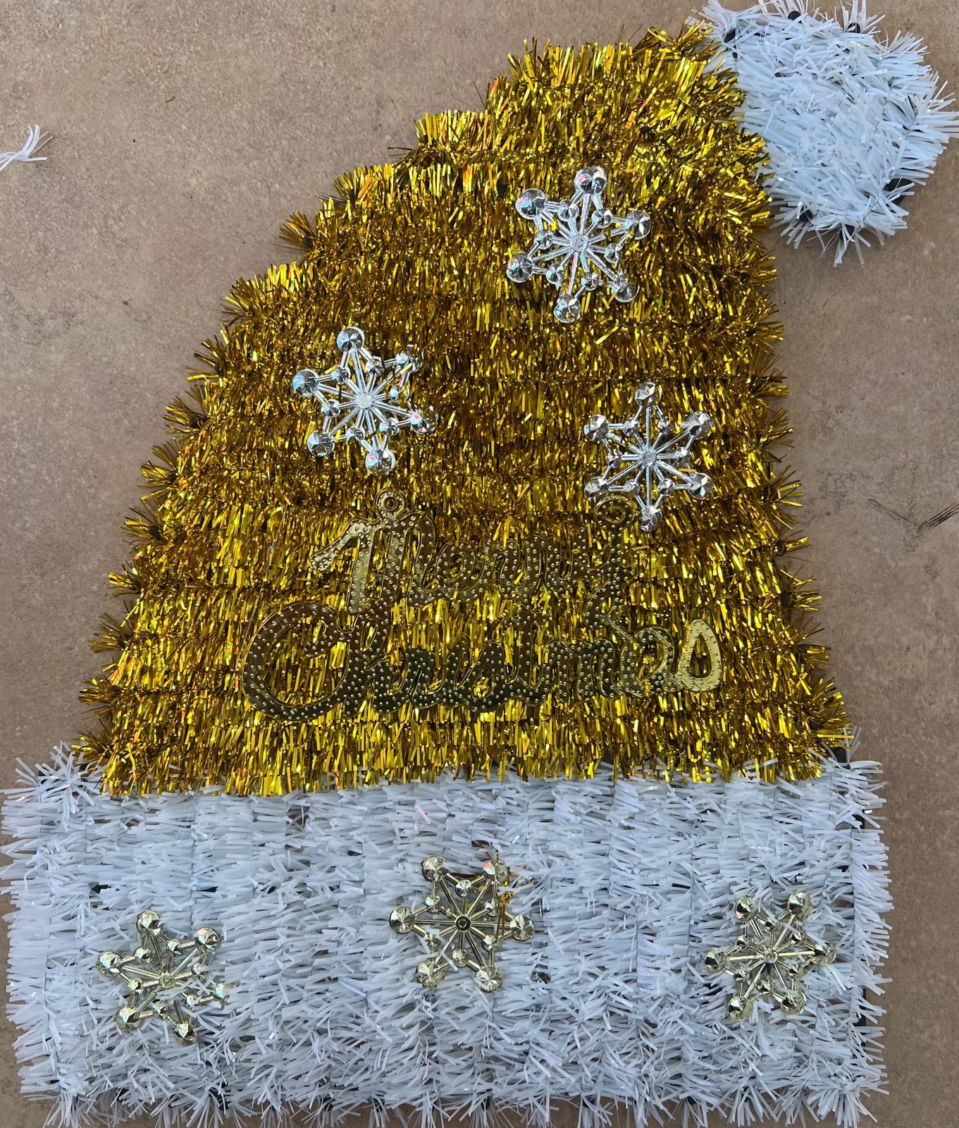 Yılbaşı ÜrünleriYılbaşı Gold Şapka Asma Süs