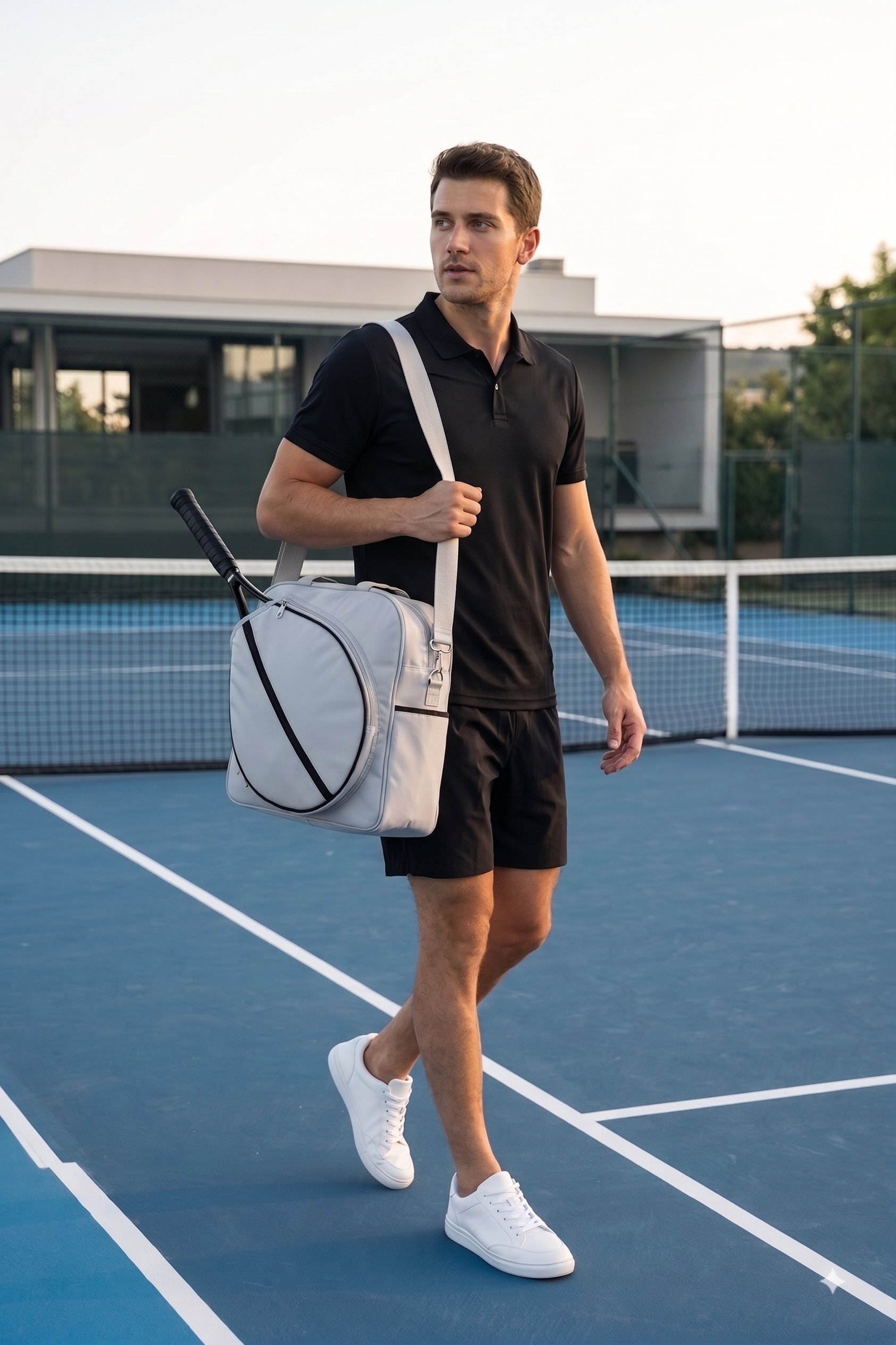 Paraşüt Kumaş Tenis çantası,Padel Çantası, Raket Cepli Tenis Çantası, Tennis Bag