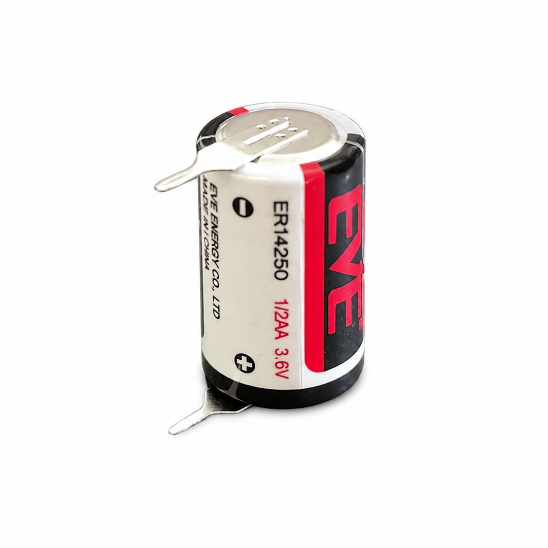 EVE ER14250H 3.6V 1200mAh 1/2 AA Lityum Pil | 2 Pin PCB Sayaç Pili
