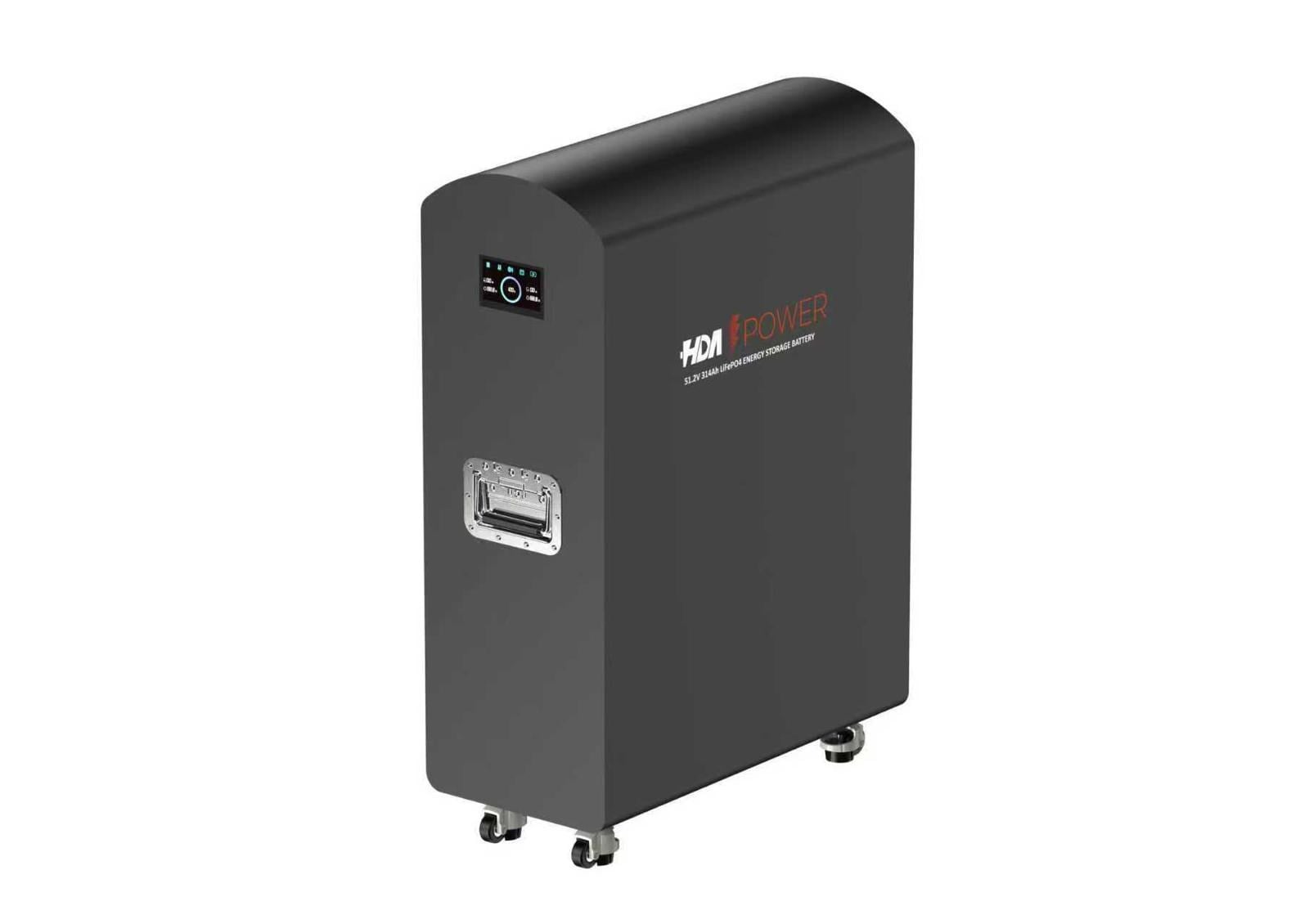 HDA Power 51.2V 300Ah LiFePO4 Taşınabilir Enerji Depolama Sistemi | 15.36kWh ESS 