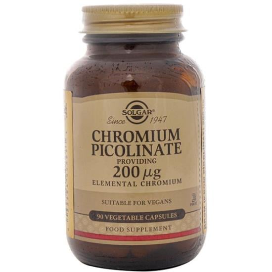 Solgar Chromıum Pıcolınate 200 MCG 90 Kapsül