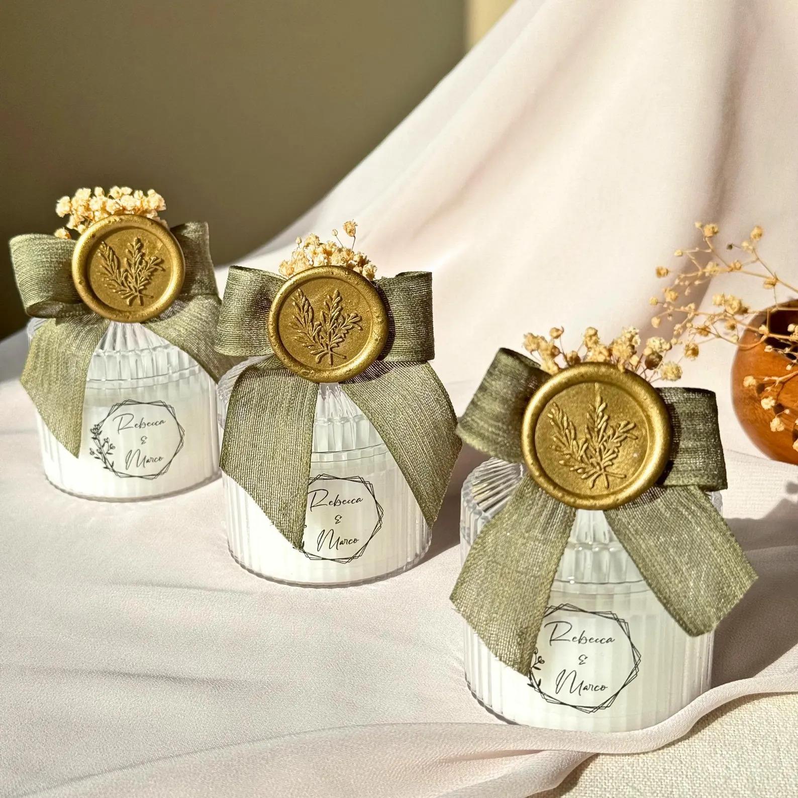 Hediyelik Mika Şekerlik Mum Ve Süslenmiş 25 adet