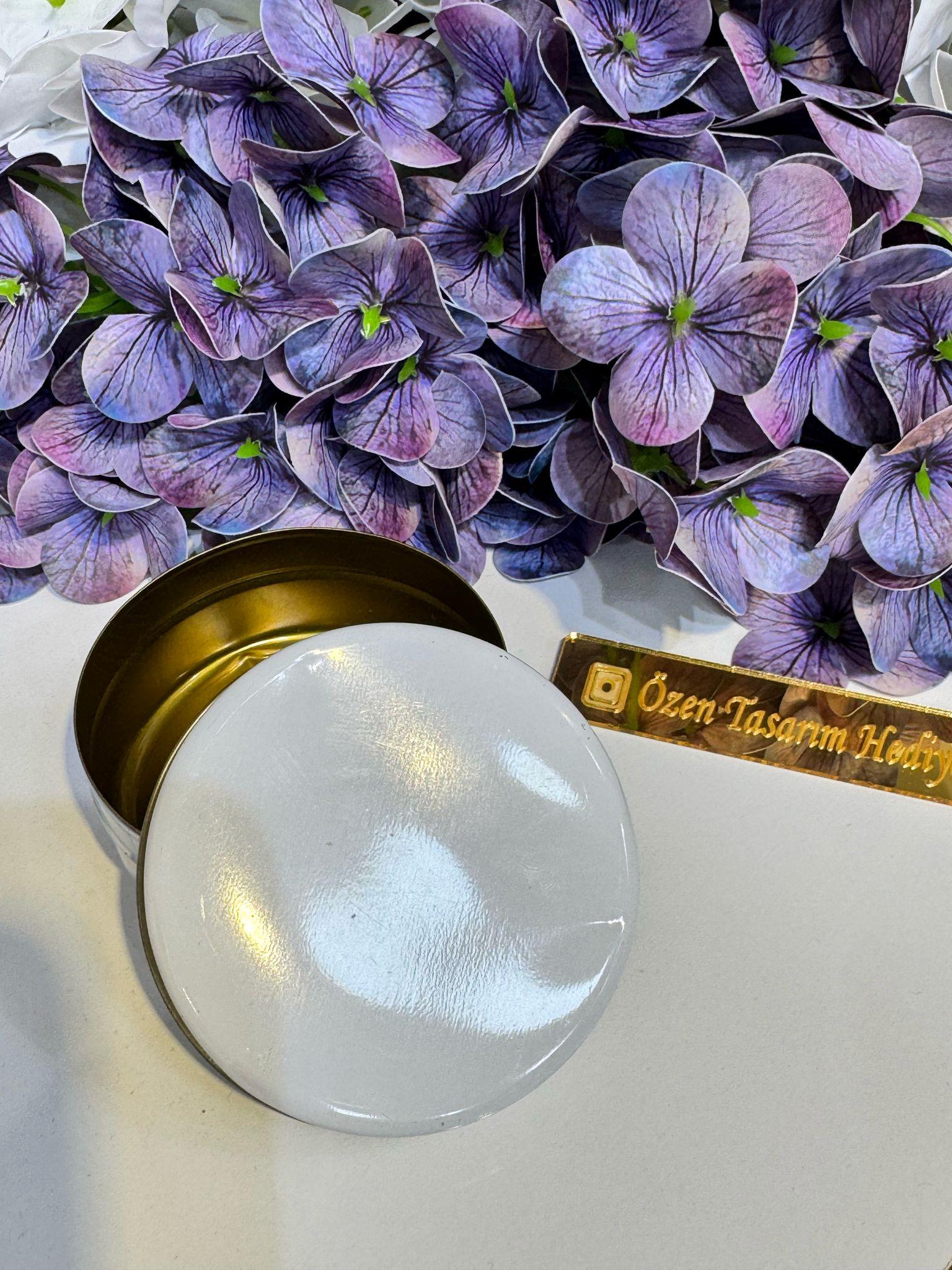 7CM BOŞ MUM TENEKESİ BEYAZ 10 ADET