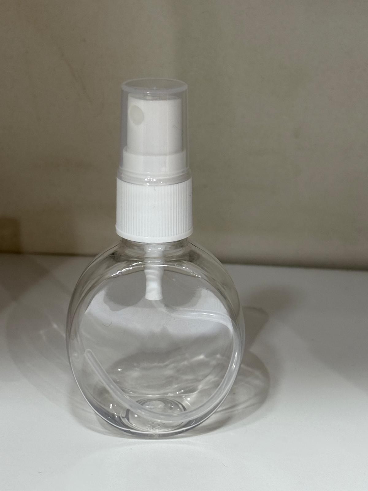 50cc Plastik Yuvarlak Speryli Şişe