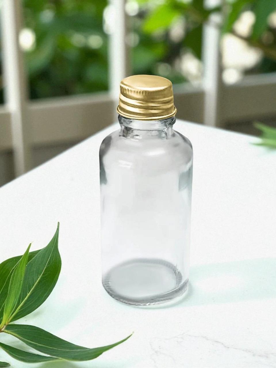 30CC CAM METAL GOLD KAPAKLI ŞİŞE