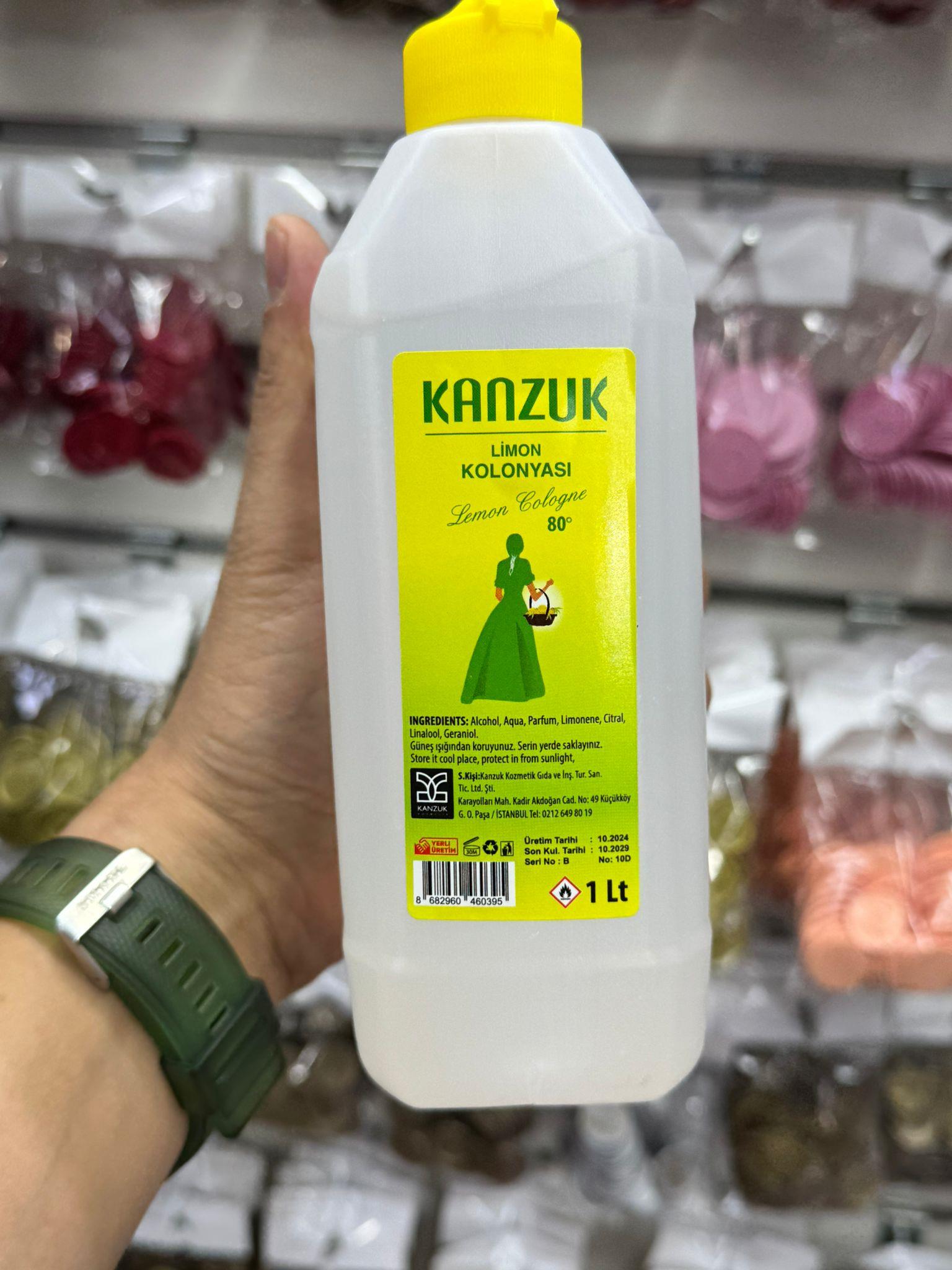 KANZUK KOLONYA 1 LİTRE ŞEFFAF