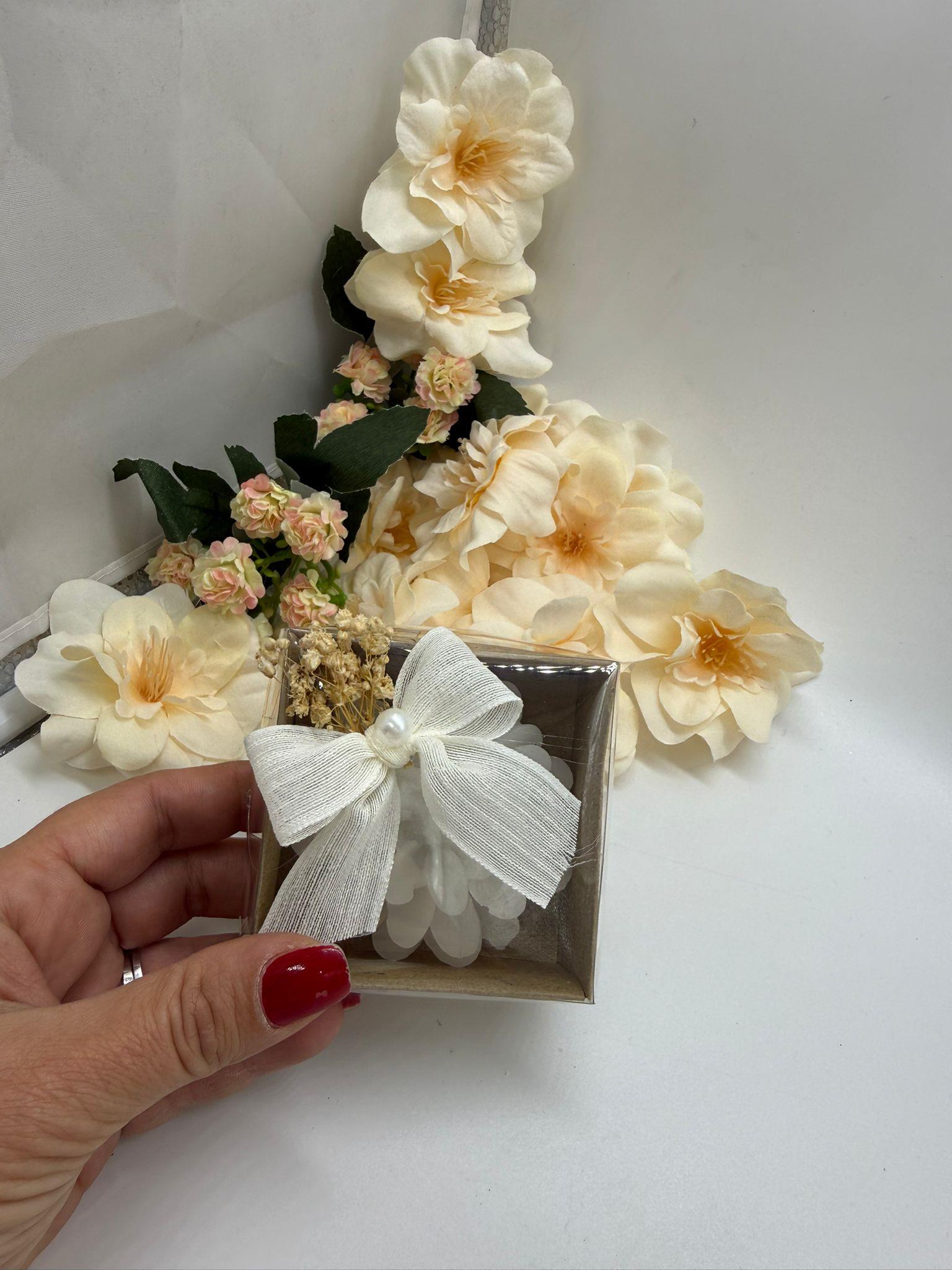 Süslemeli Kraft Lotus Mum (50 adet )