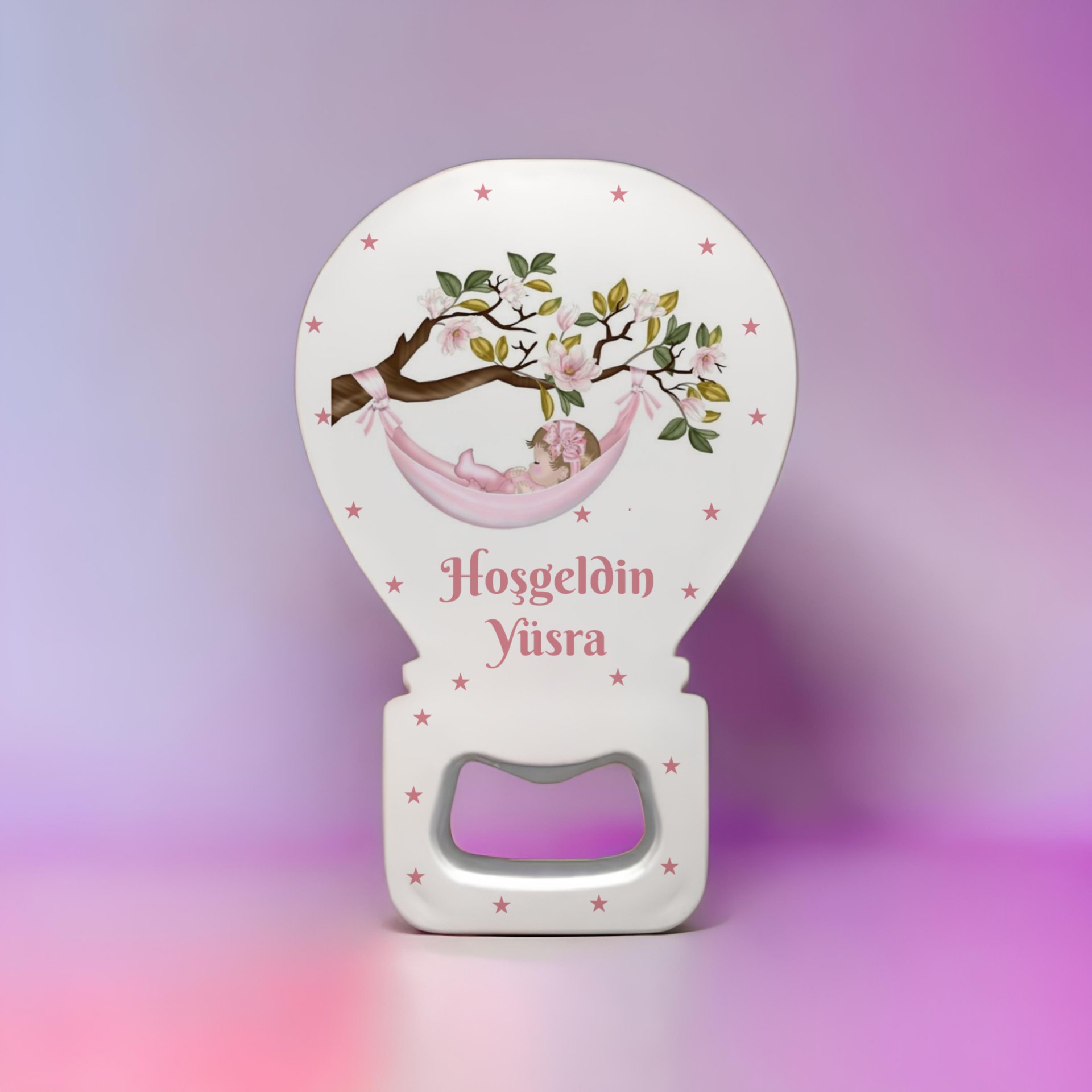 Kişiye Özel Yeni Doğan Açacak Balon Magnet Salıncak Bebek Modeli 15 Adet