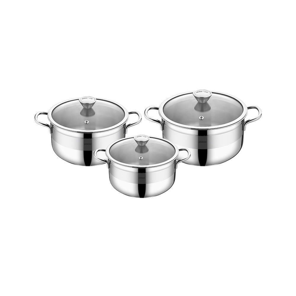 Tencere SetiAmboss Saphire 6 Parça Tencere Seti - Silver