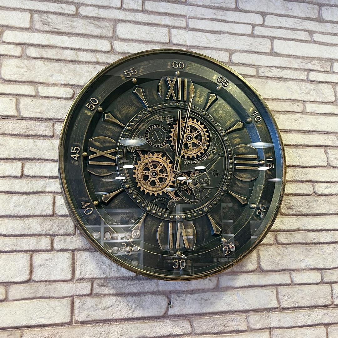 Dekoratif SaatAntik Çarklı Saat