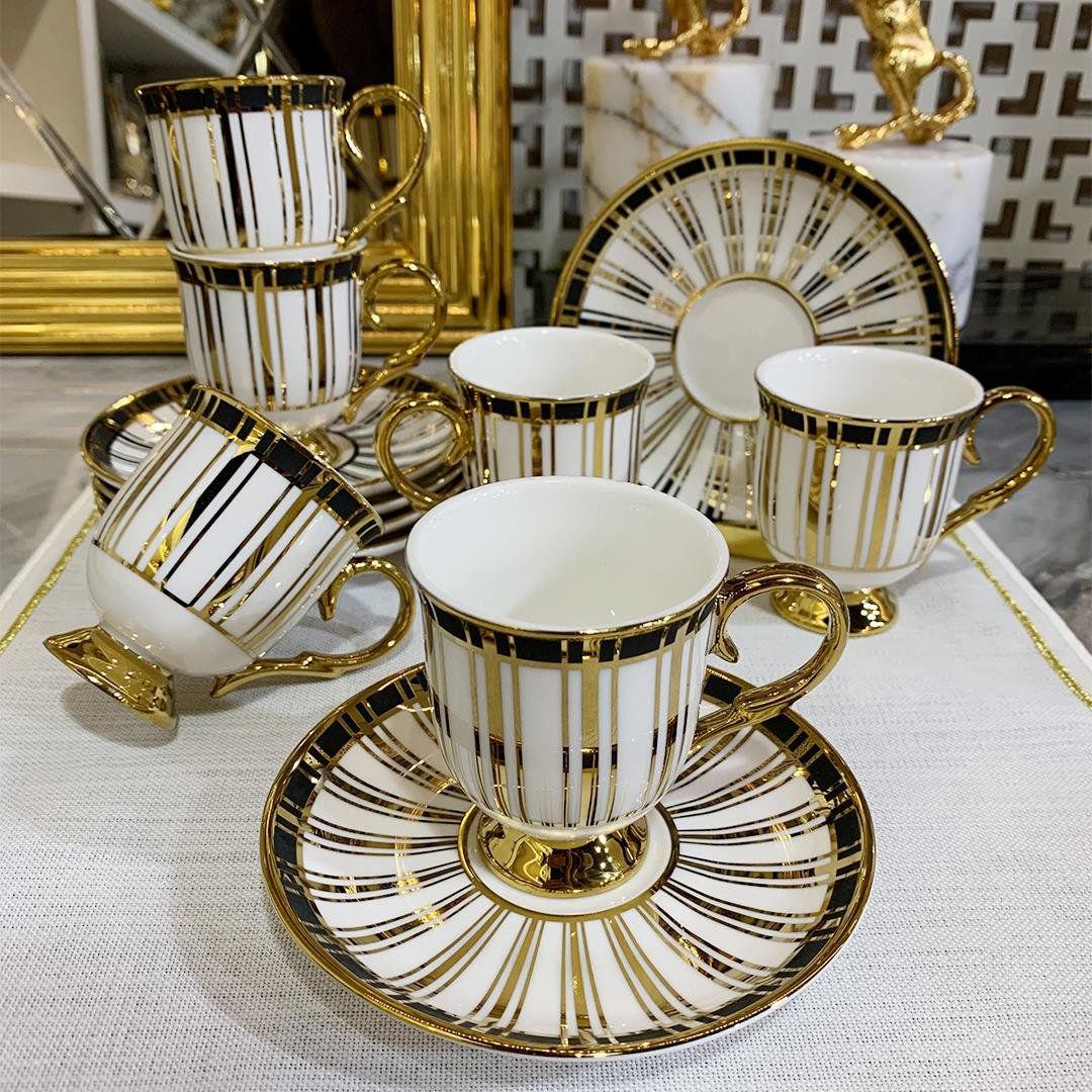 Coffee CupBert Set of 6 Coffee Cups