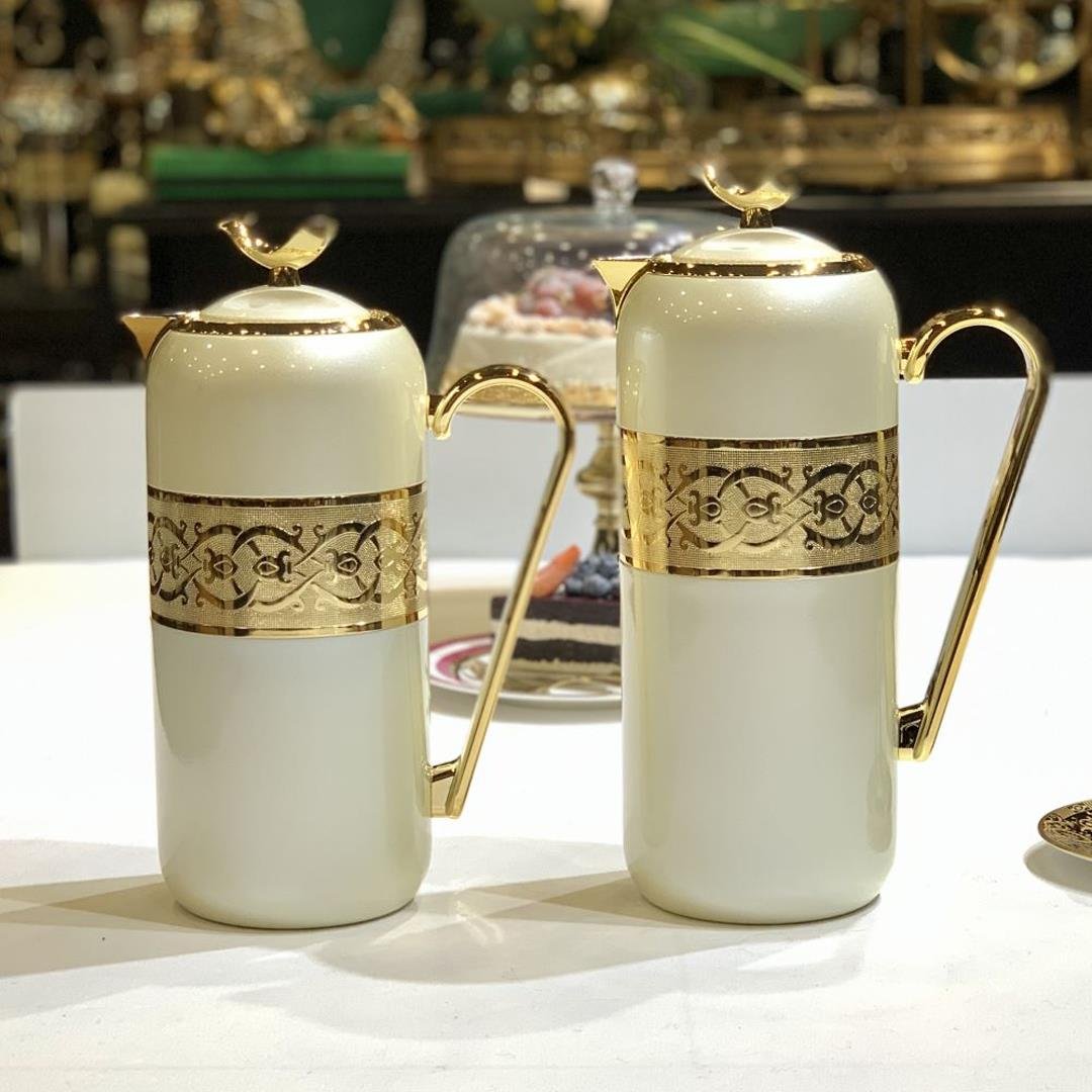 TermosGolden Elegance Lüx 2 Li Termos - İnci Beyaz