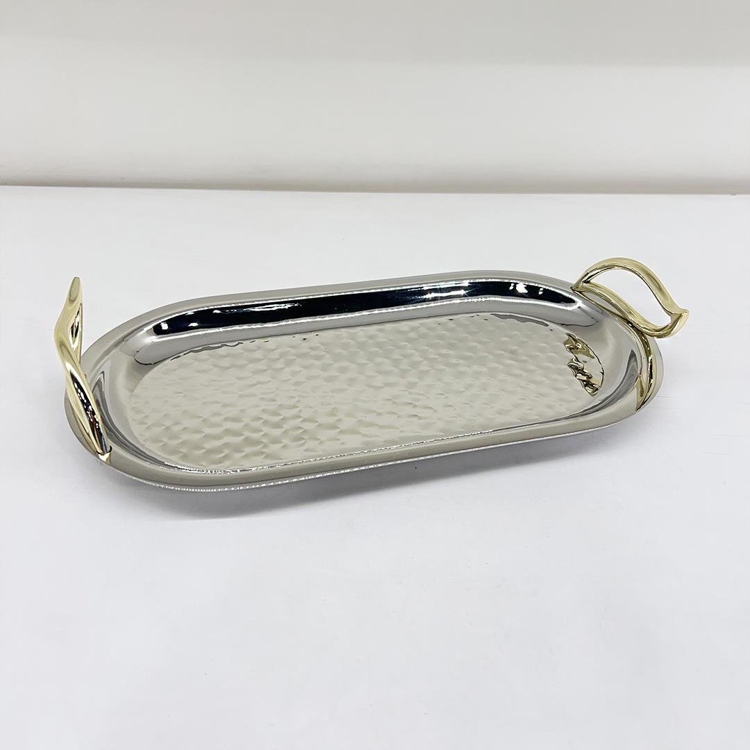 TepsiHybrid Leaf Oval Sunum Tepsisi 25x13 cm