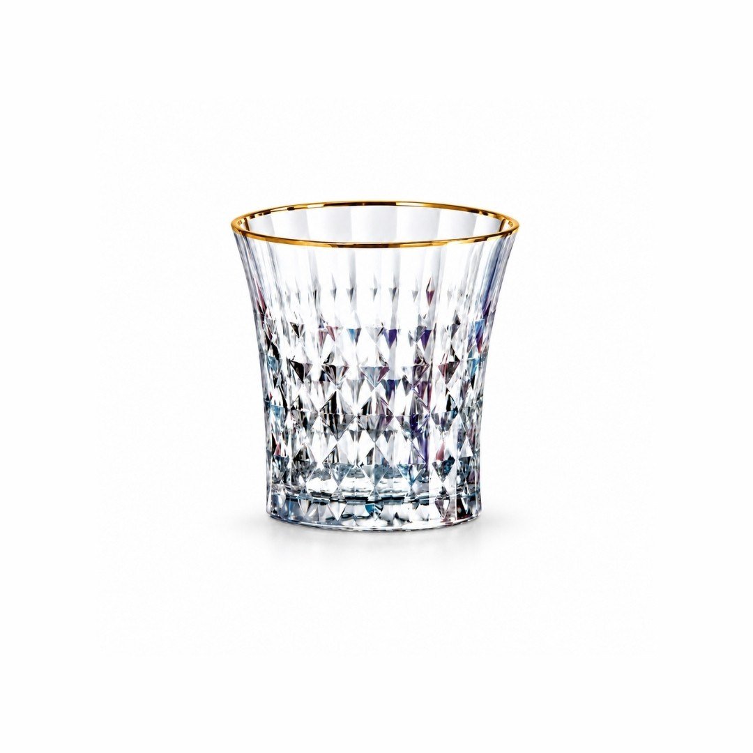 Meşrubat Bardakları ve SürahilerLady Diamond D'arques Kristal 6 Lı Su Bardağı - Yaldızlı