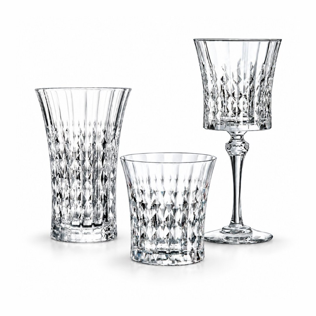 Bardak SetleriLady Diamond D'arques Kristal Cam 36 Parça Bardak Takımı - Sade