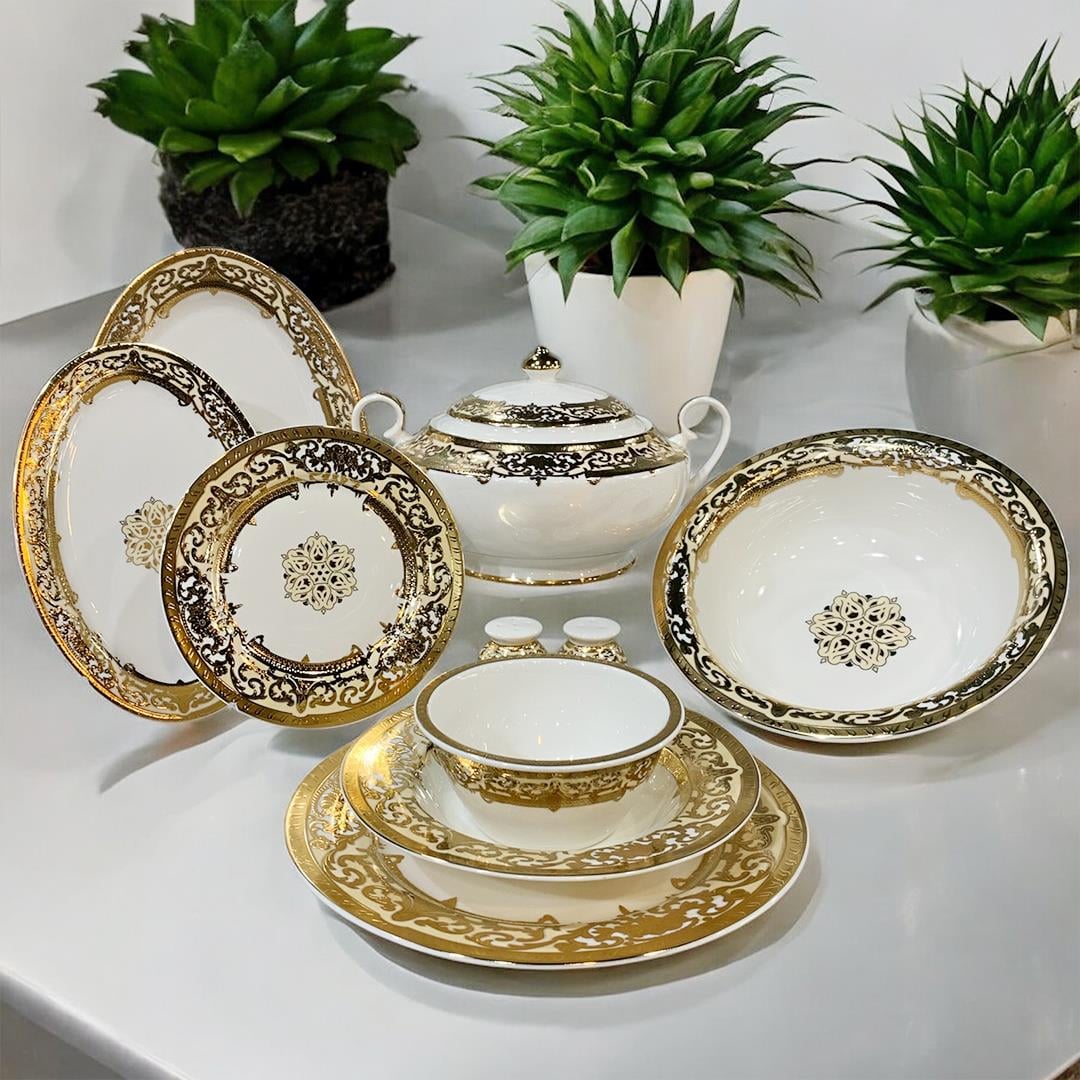 12 Kişilik Yemek TakımıLemons Maison Royale 60 Parça 12 Kişilik Yemek Takımı