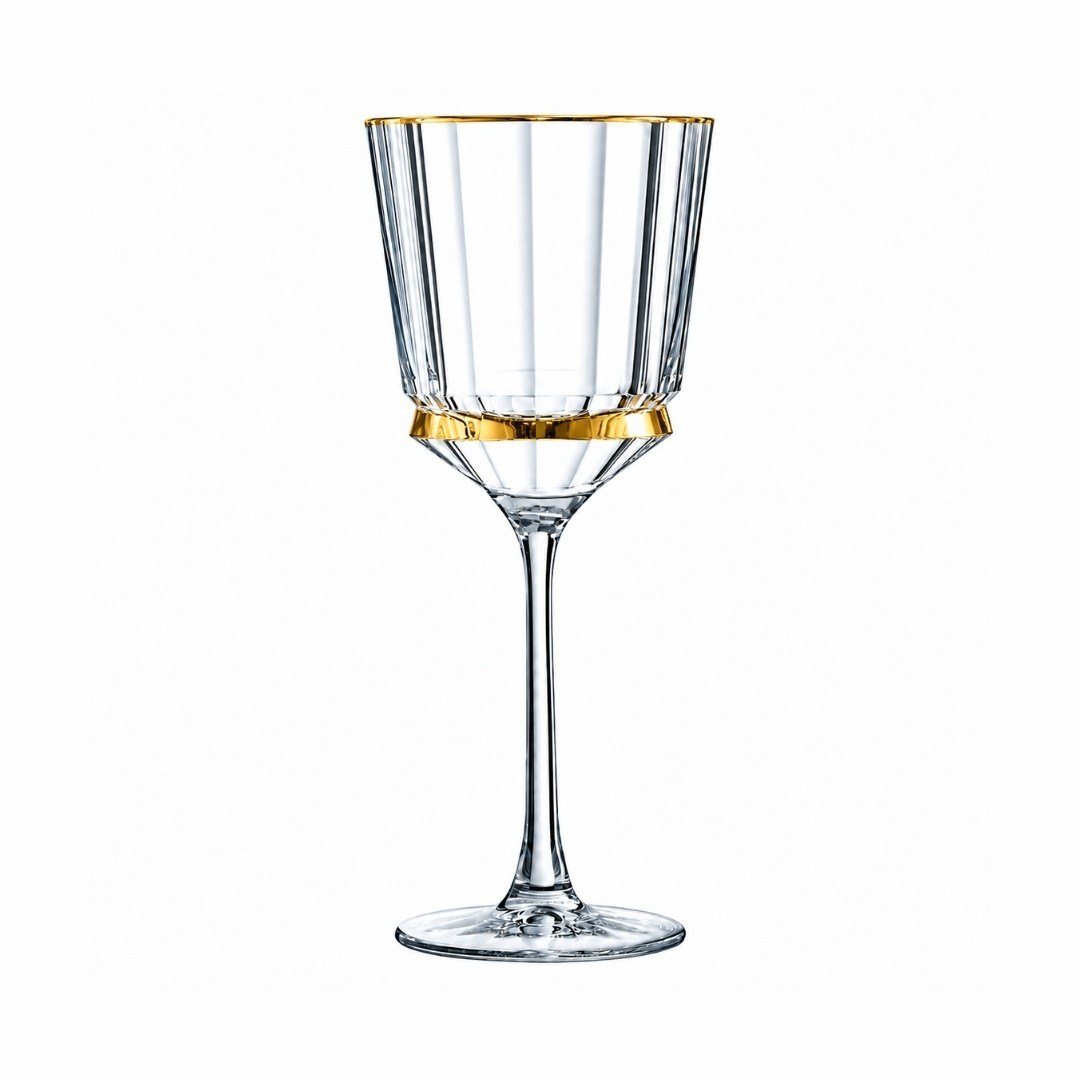 Kadeh BardaklarıMacassar D'arques Kristal 6 Lı Kadeh Bardak - Yaldızlı