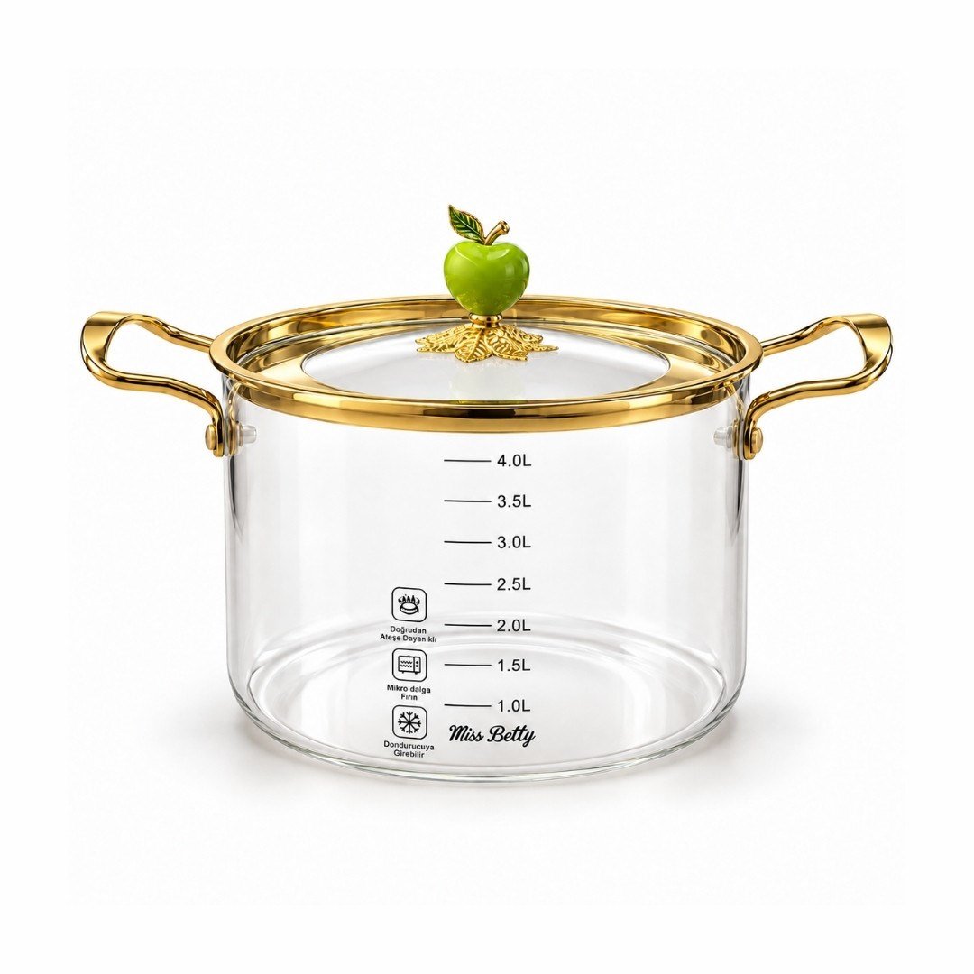 Tencere ve TavalarMon Amour Cam Tencere 4,5 Litre