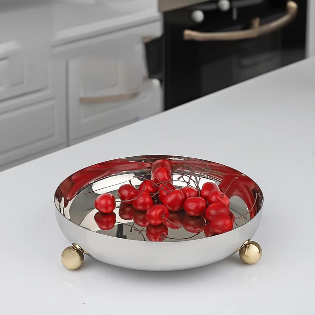 Serving PlatePunto Çelik Kase 25 cm