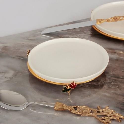 Royal Mademoiselle Rose Sunum Tabağı - Küçük Boy
