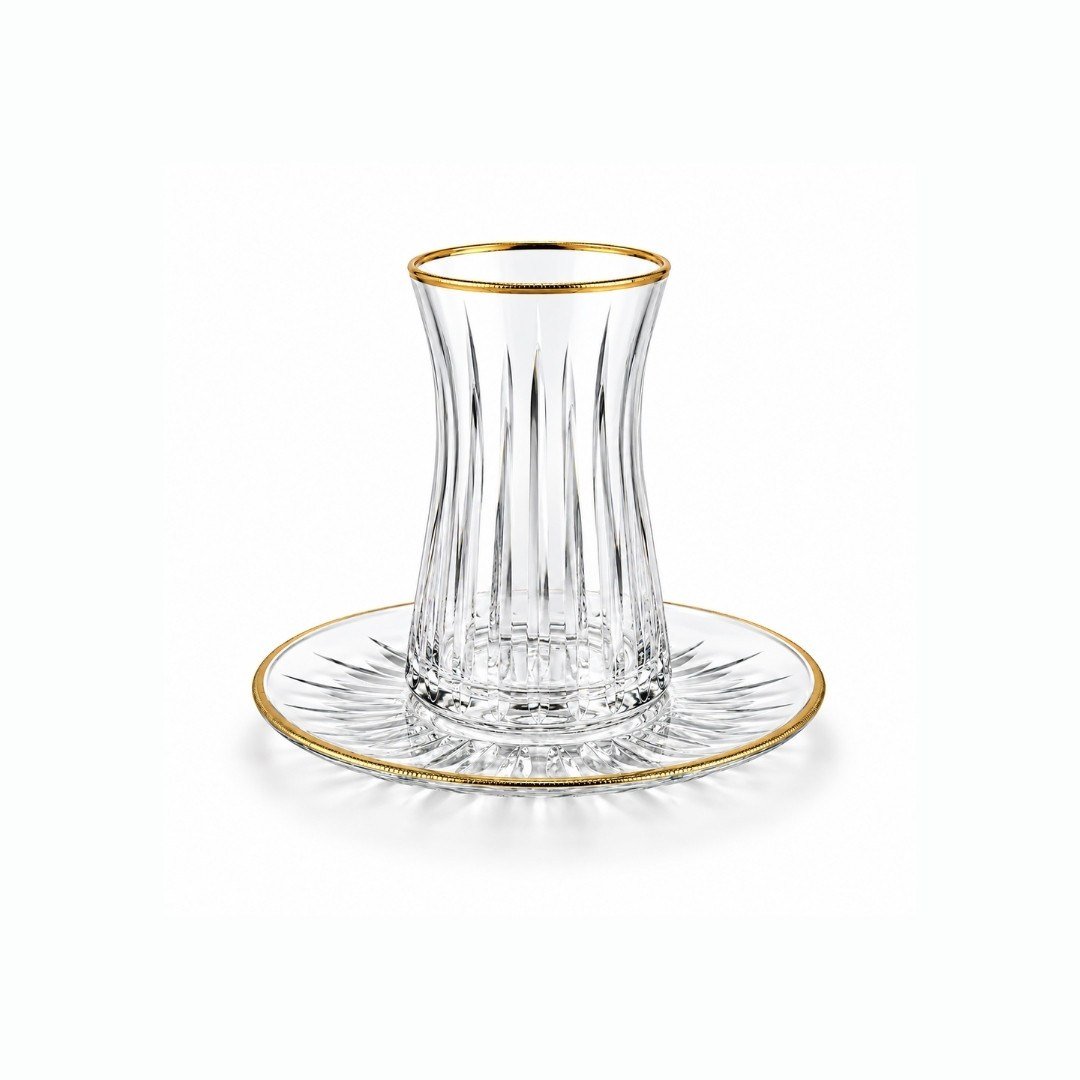 Çay BardaklarıSunline 6 Lı Çay Seti Gold