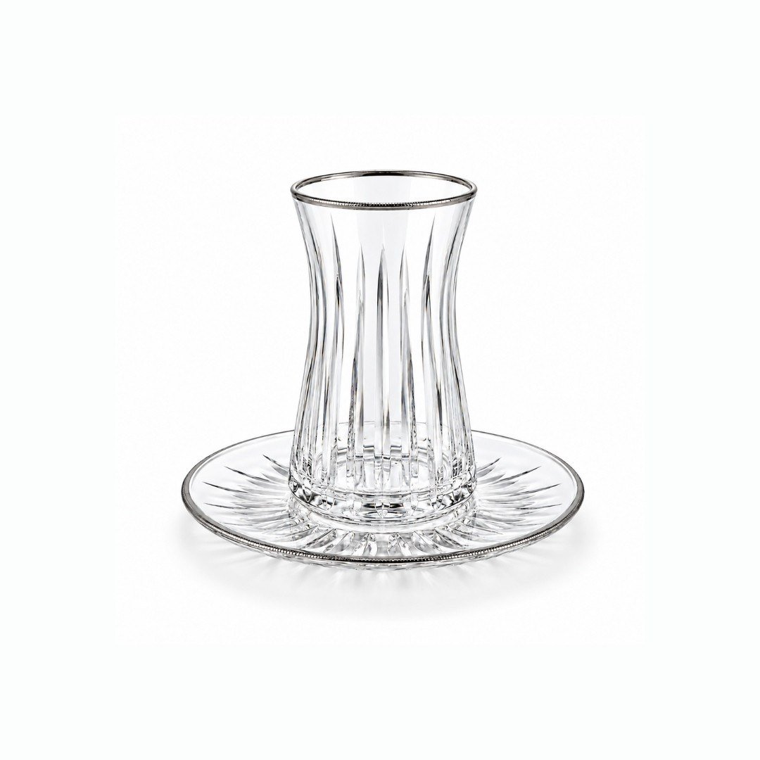 Çay BardaklarıSunline 6 Lı Çay Seti Platin