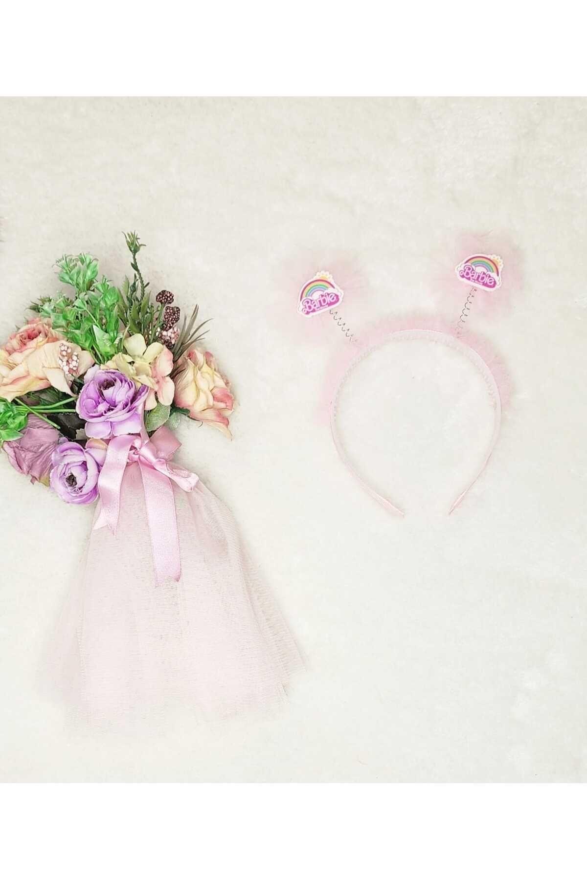 Barbi tac pembe renk. Sallanan tac.