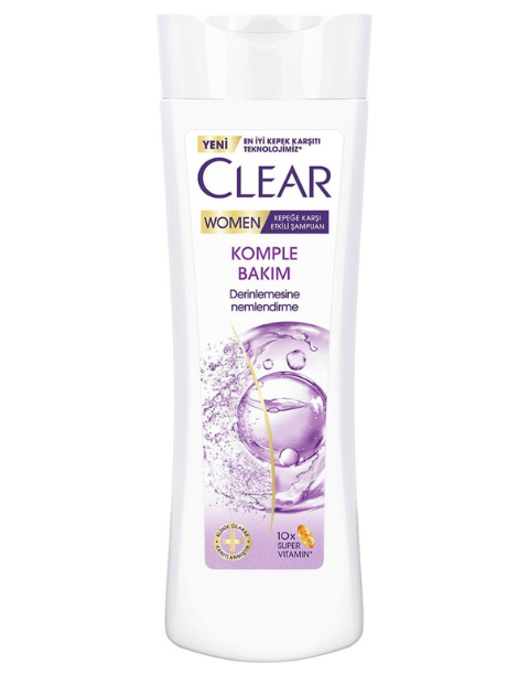 Clear Women Kepeğe Karşı Etkili Şampuan Komple Bakım 350 ML