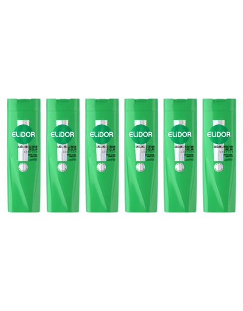 Elidor Sağlıklı Uzayan Saçlar Şampuan 400 ML X 6 Adet